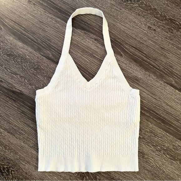 Lilly Pulitzer white label cable knit halter - Picture 1 of 8